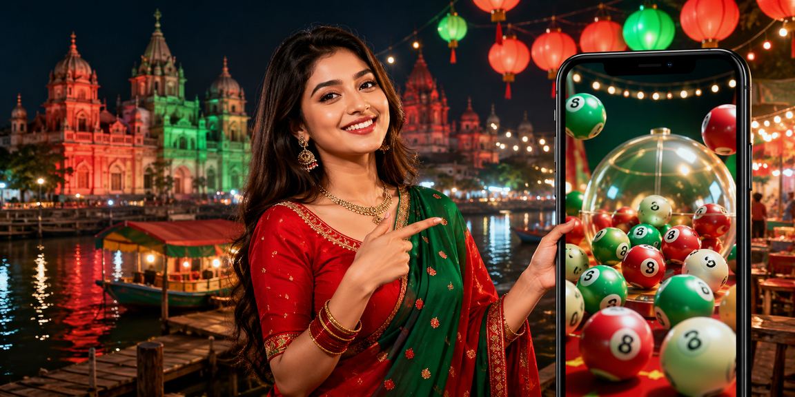 বাংলাদেশে লটারি টিকিট কিনছেন একজন ব্যবহারকারী মোবাইলে
